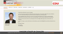 Desktop Screenshot of cdu-albstadt.de